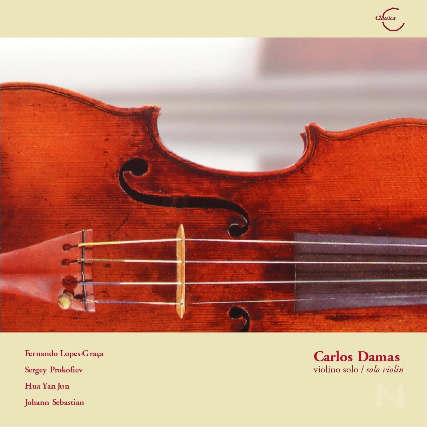 Carlos Damas - Solo Violin album cover