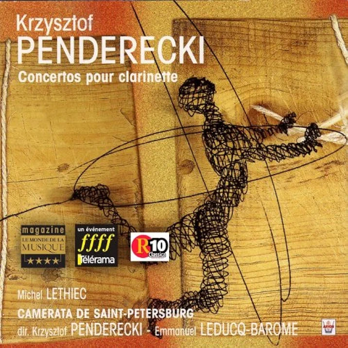 Penderecki - Concertos pour clarinette album cover