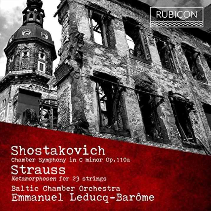 Shostakovich- Chamber Symphony, Op. 110a - Strauss- Metamorphosen for 23 Strings album cover