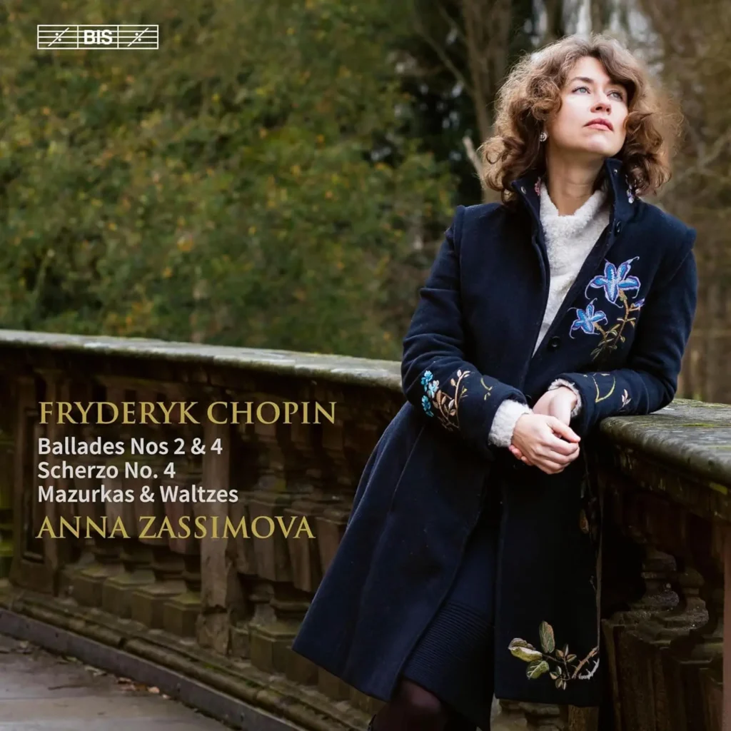 Anna Zassimova, Frederic Chopin - Ballades Nos. 2 & 4 Scherzo No. 4 Mazurkas album cover