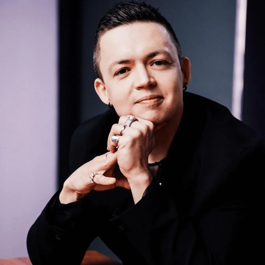 Portrait photo of Nikolay Medvedev smiling